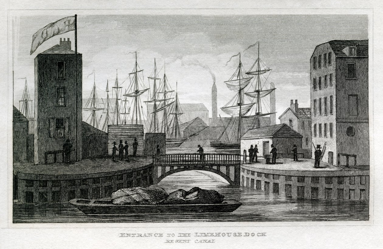 Limehouse Dock av Unbekannt