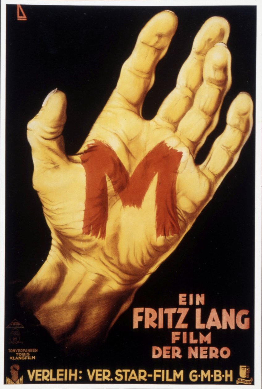 M av Fritz Lang av Unbekannter Künstler
