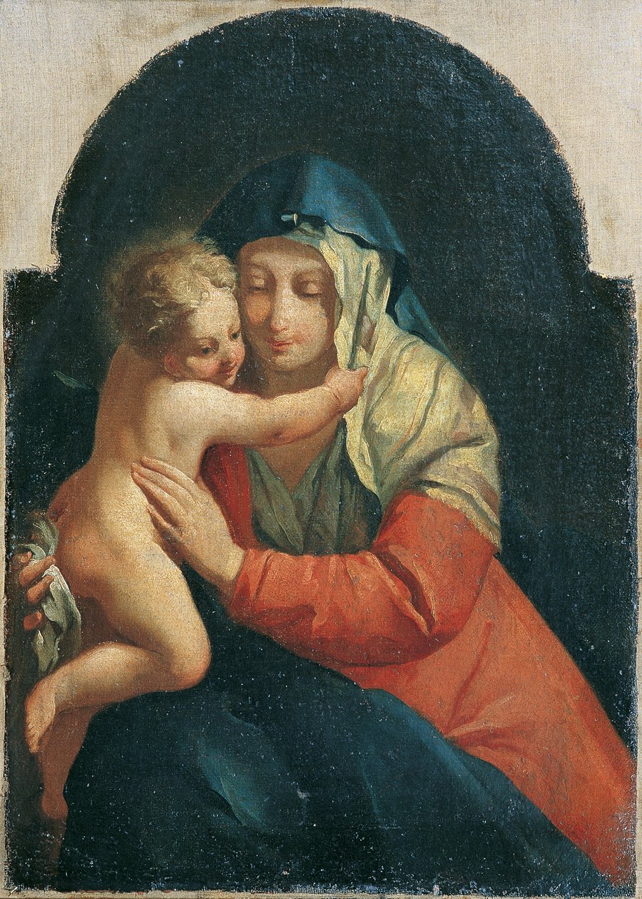 Madonna og barn av Unbekannter Künstler