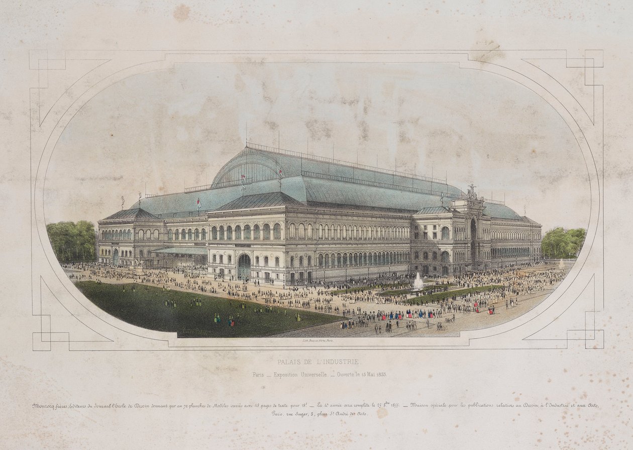 Other Palace of Industry, Universal Exhibition, Paris av Unbekannt