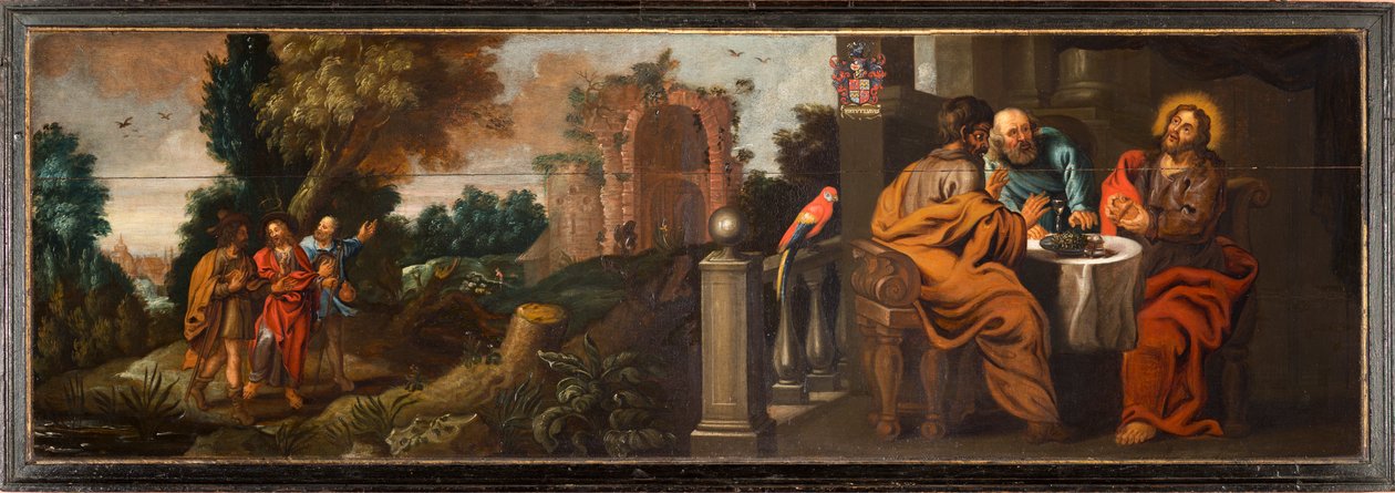 Sognekirke (Vår Frues sognekirke). Interiør. Maleri. av Unbekannter Künstler
