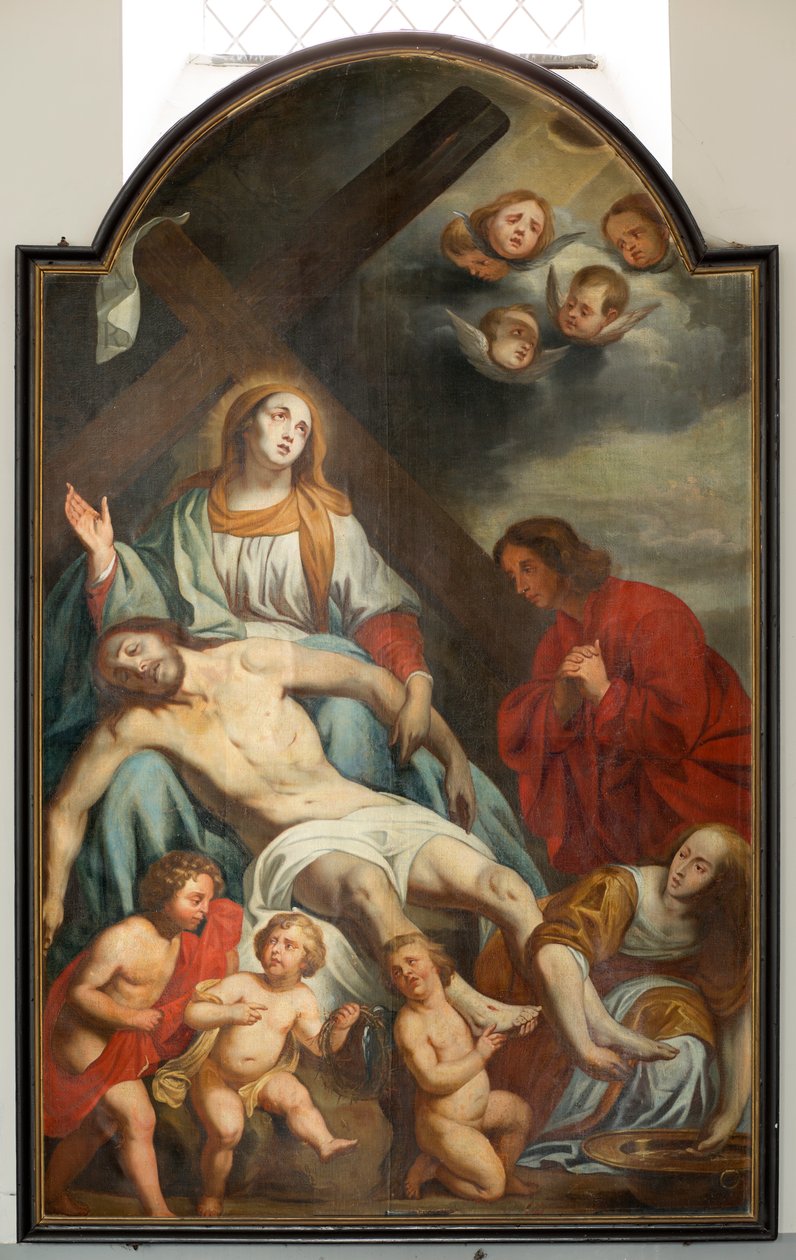 Sognekirke (Sankt Peters menighetskirke). Maleri. av Unbekannter Künstler