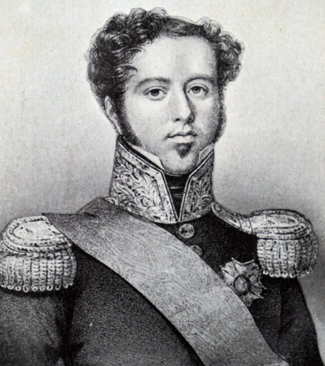 Pedro I fra Brasil. av Unbekannt