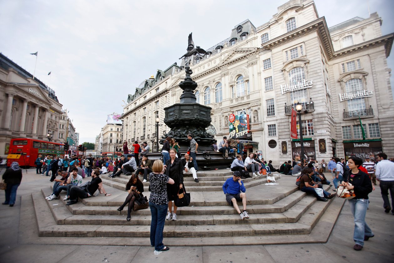 Piccadilly Circus, London (bilde) av Unbekannt