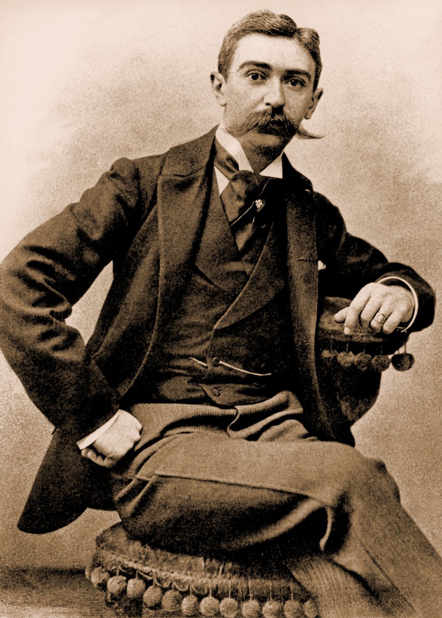 Portrett av Pierre de Coubertin (bilde) av Juste Lisch