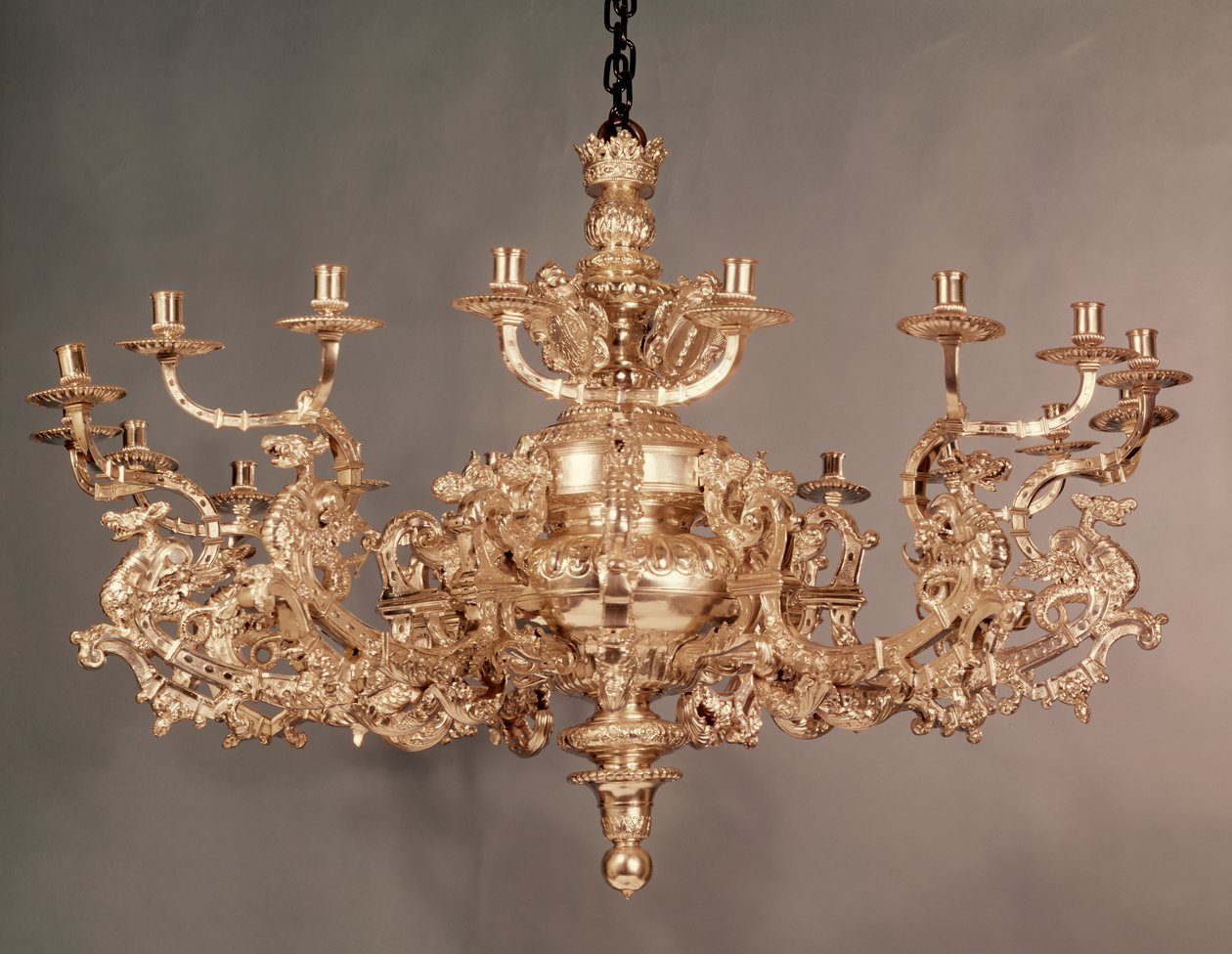 Queen Anne lysekrone, ca. 1704 av Unbekannt