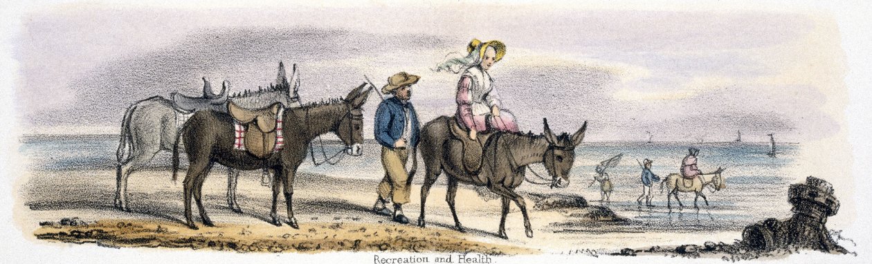 Fritid og helse', c 1845 av Unbekannter Künstler