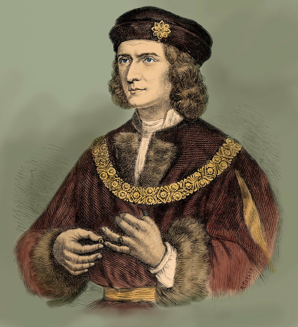 Richard III, konge av England (gravering) av Unbekannter Künstler