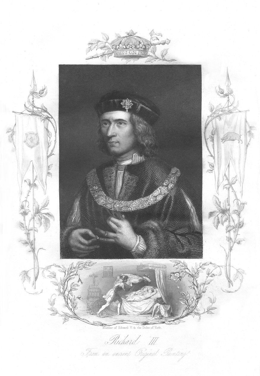 Richard III, konge av England (gravering) av Unbekannter Künstler