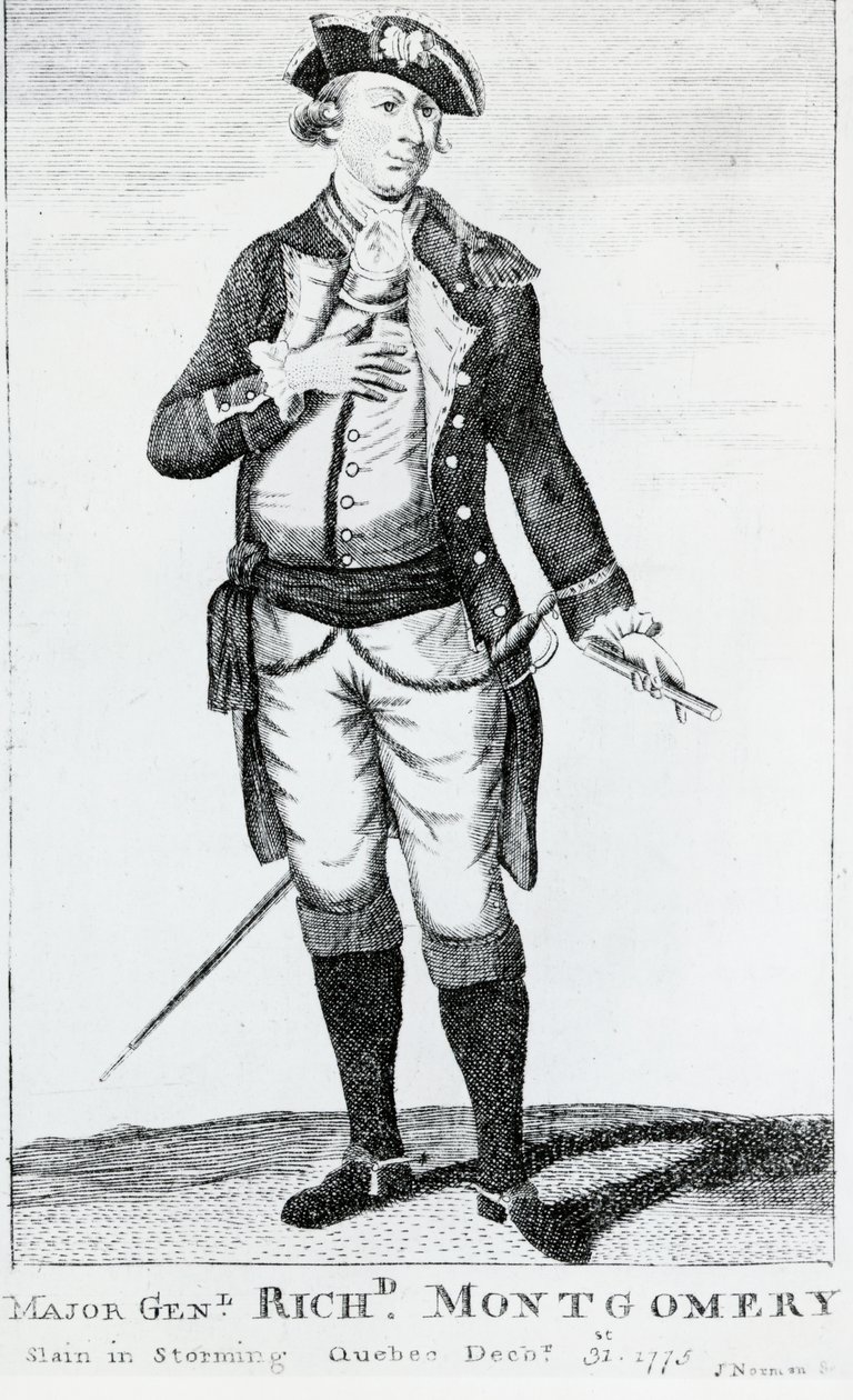 Richard Montgomery (1738–1775) av Unbekannt