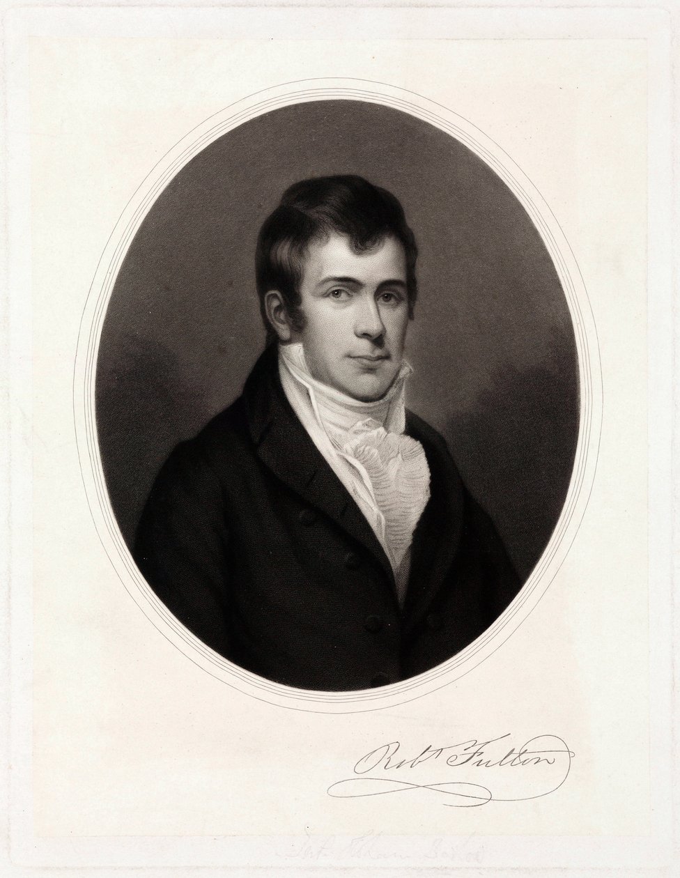 Robert Fulton, amerikansk oppfinner, ca 1800 av Unbekannt