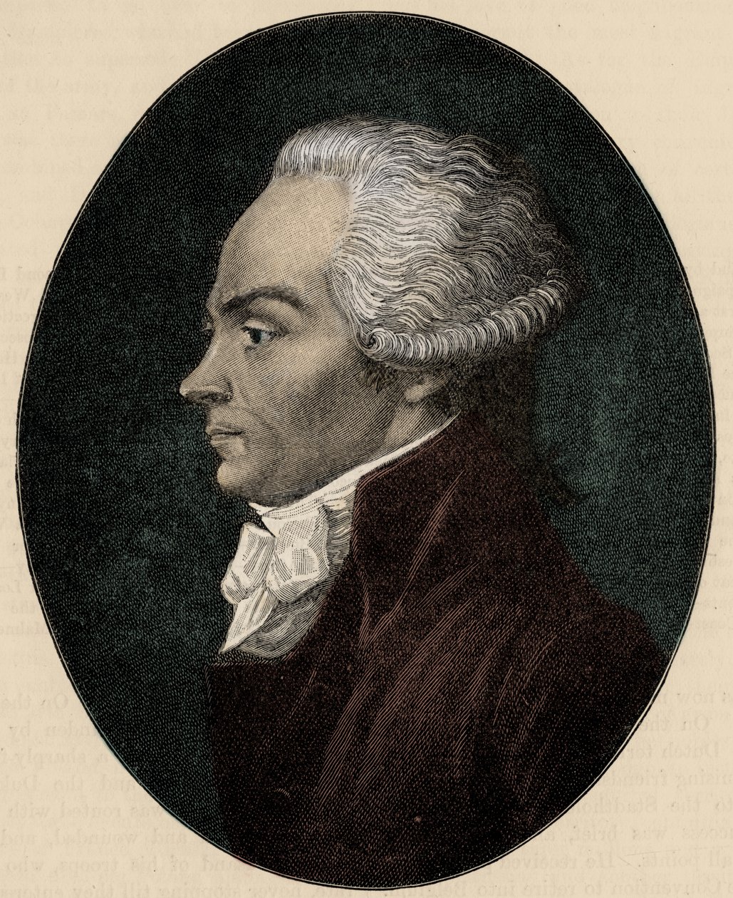 Robespierre - portrett av Unbekannter Künstler
