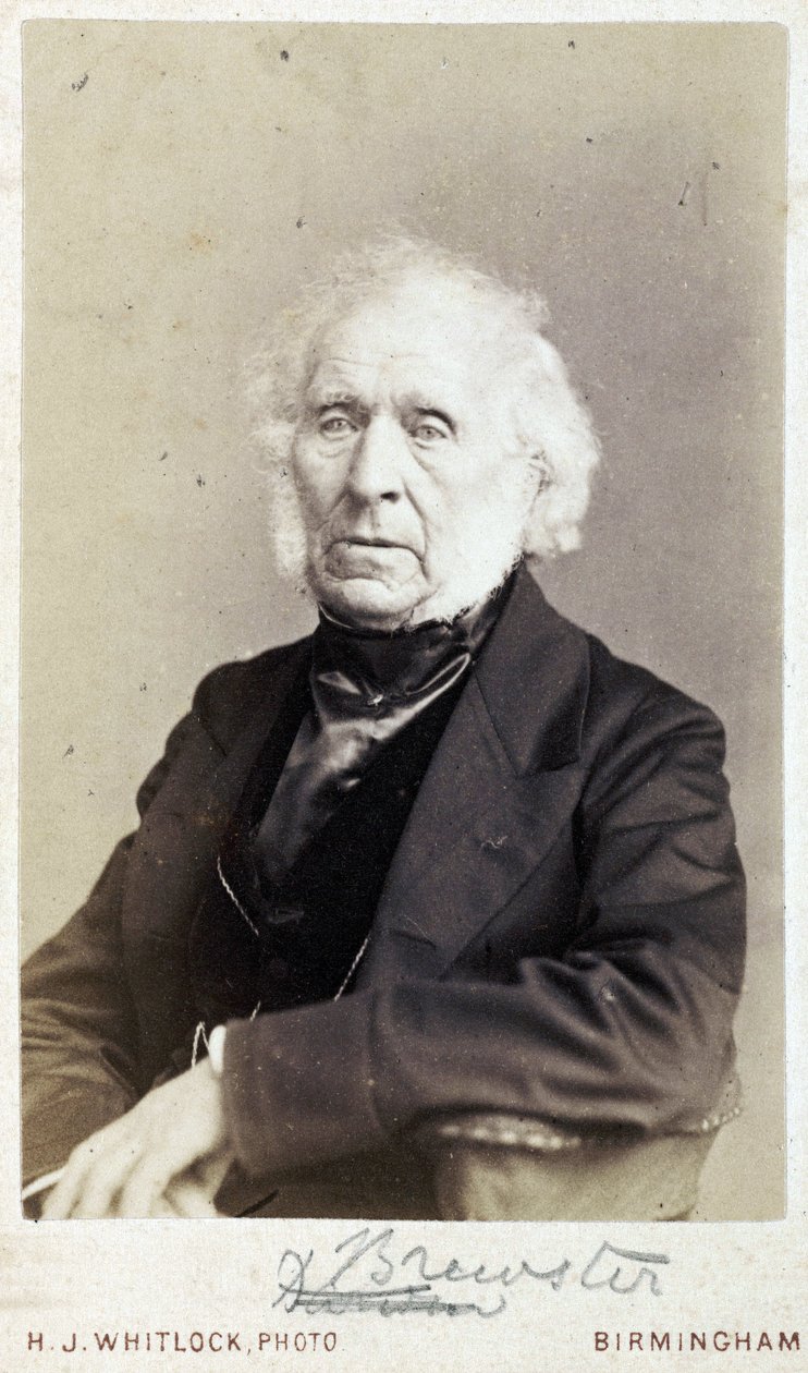 Sir David Brewster , skotsk fysiker, ca 1860 av Unbekannt