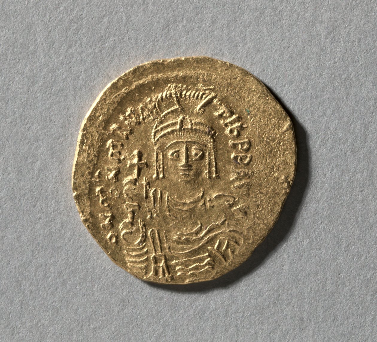 Solidus av Maurice Tiberius, 583-602 av Unbekannt
