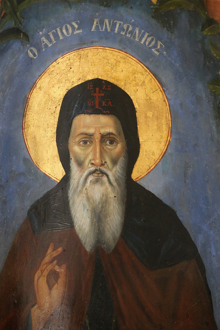 St. Anthony-ikon, 20150507, Nicosia, Kypros av Unbekannt