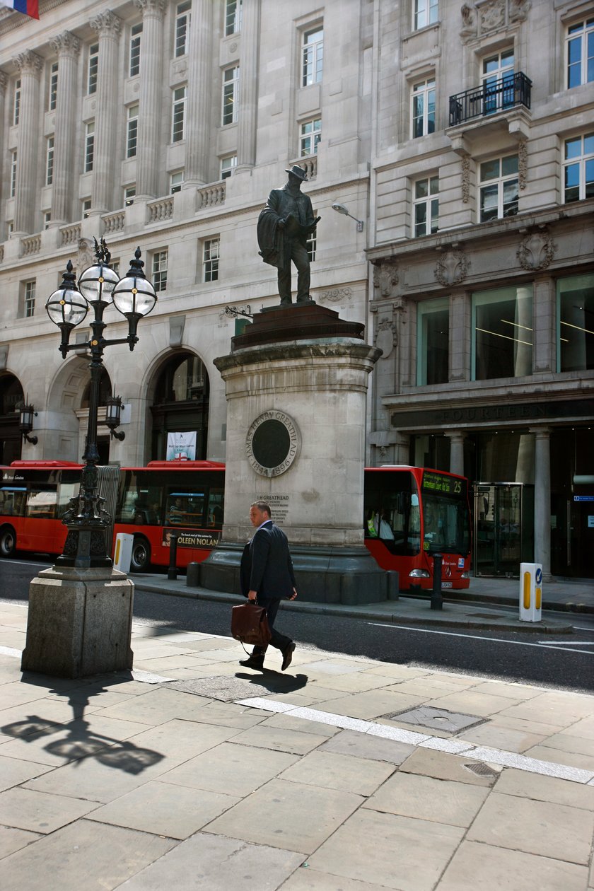 Statue av James Henry Greathead, London (bilde) av Unbekannt