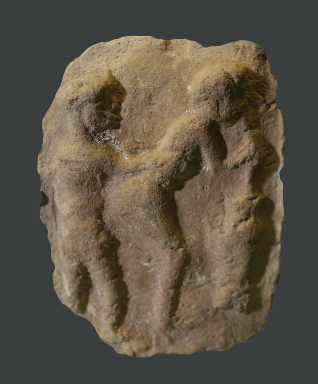 Nettbrett som viser samleie. Mesopotamia, ca. 2000-1600 f.Kr av Unbekannt