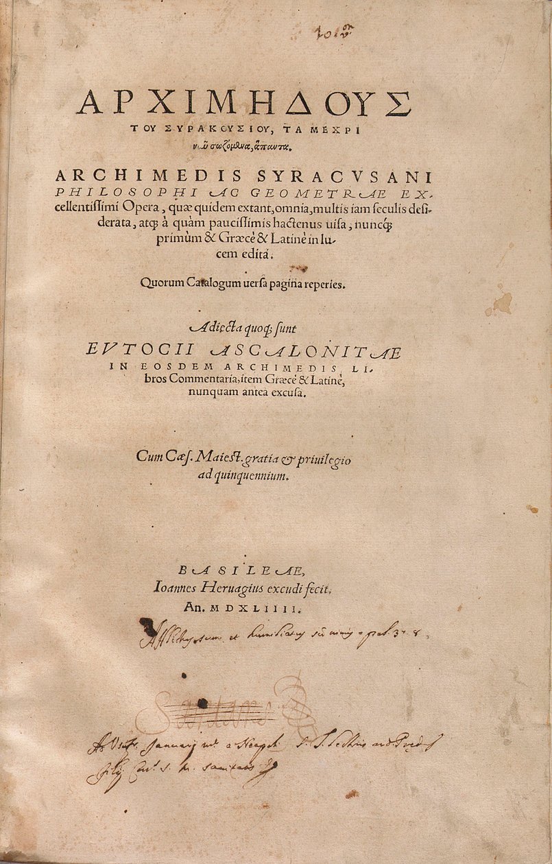 Arkimedes Palimpsest av Unbekannt