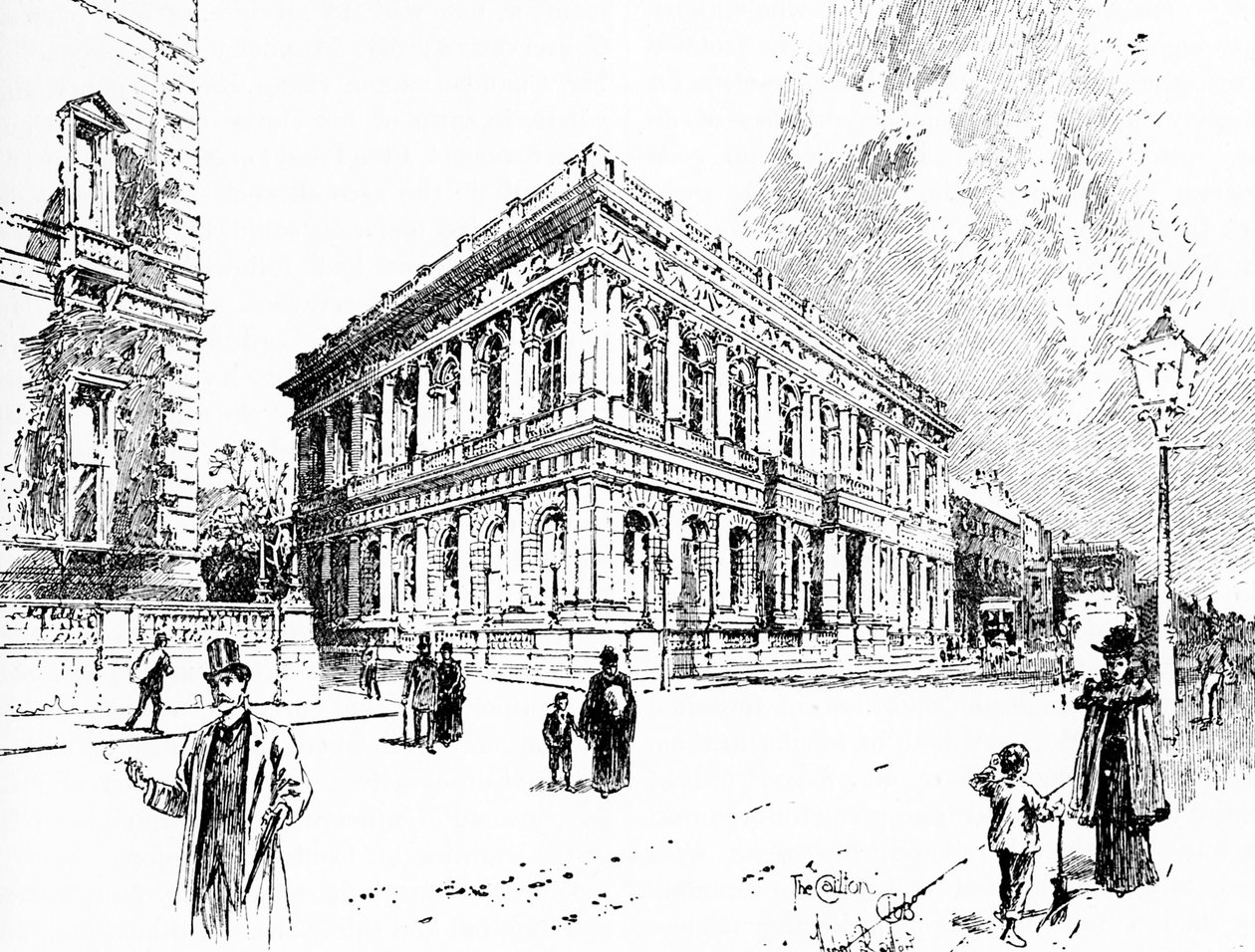 Carlton Club, Pall Mall, London av Unbekannter Künstler