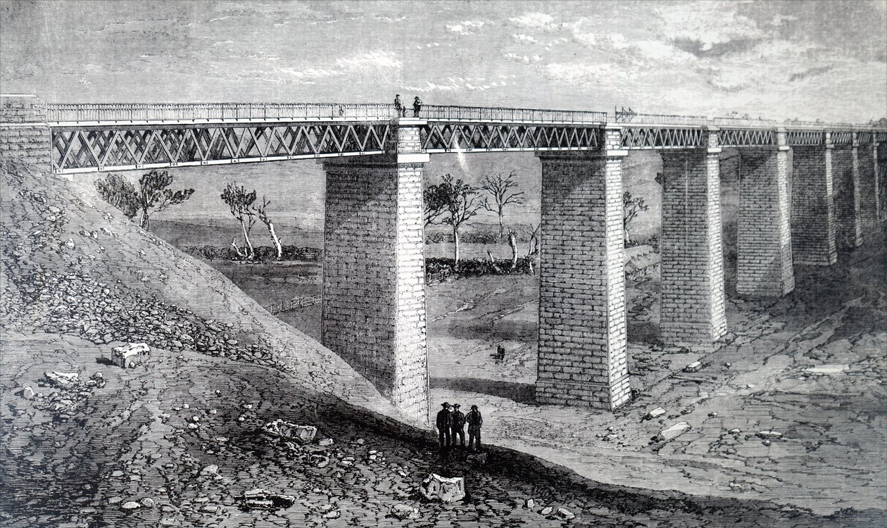 Moorabool-viadukten. av Unbekannt