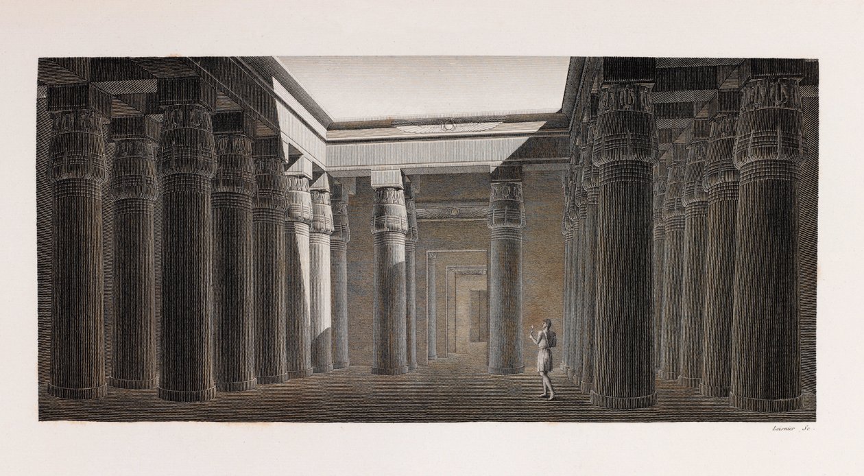 Theben: Karnak, nærbilde av Unbekannt