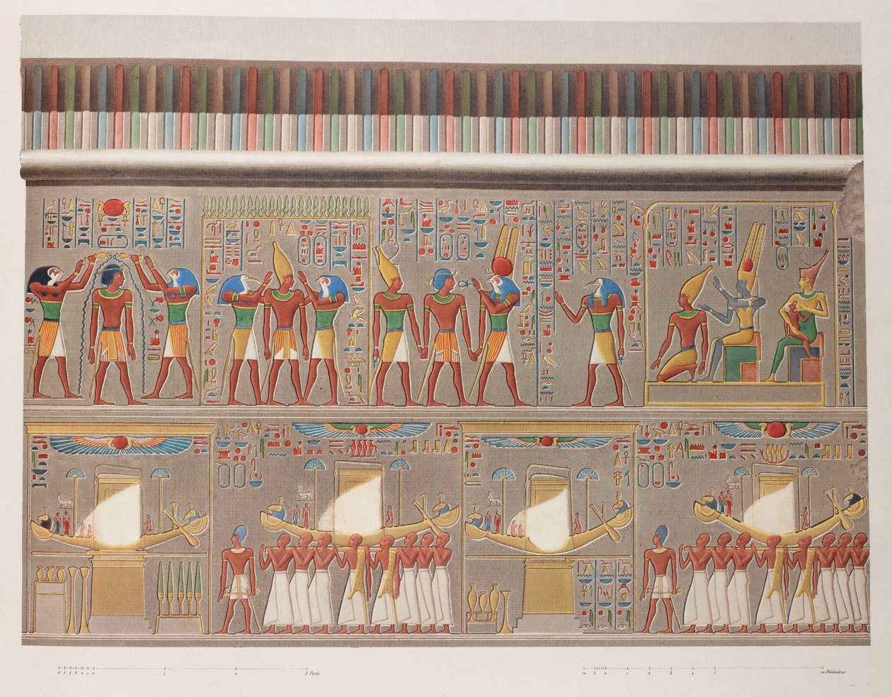 Theben: Karnak, nærbilde av Unbekannt