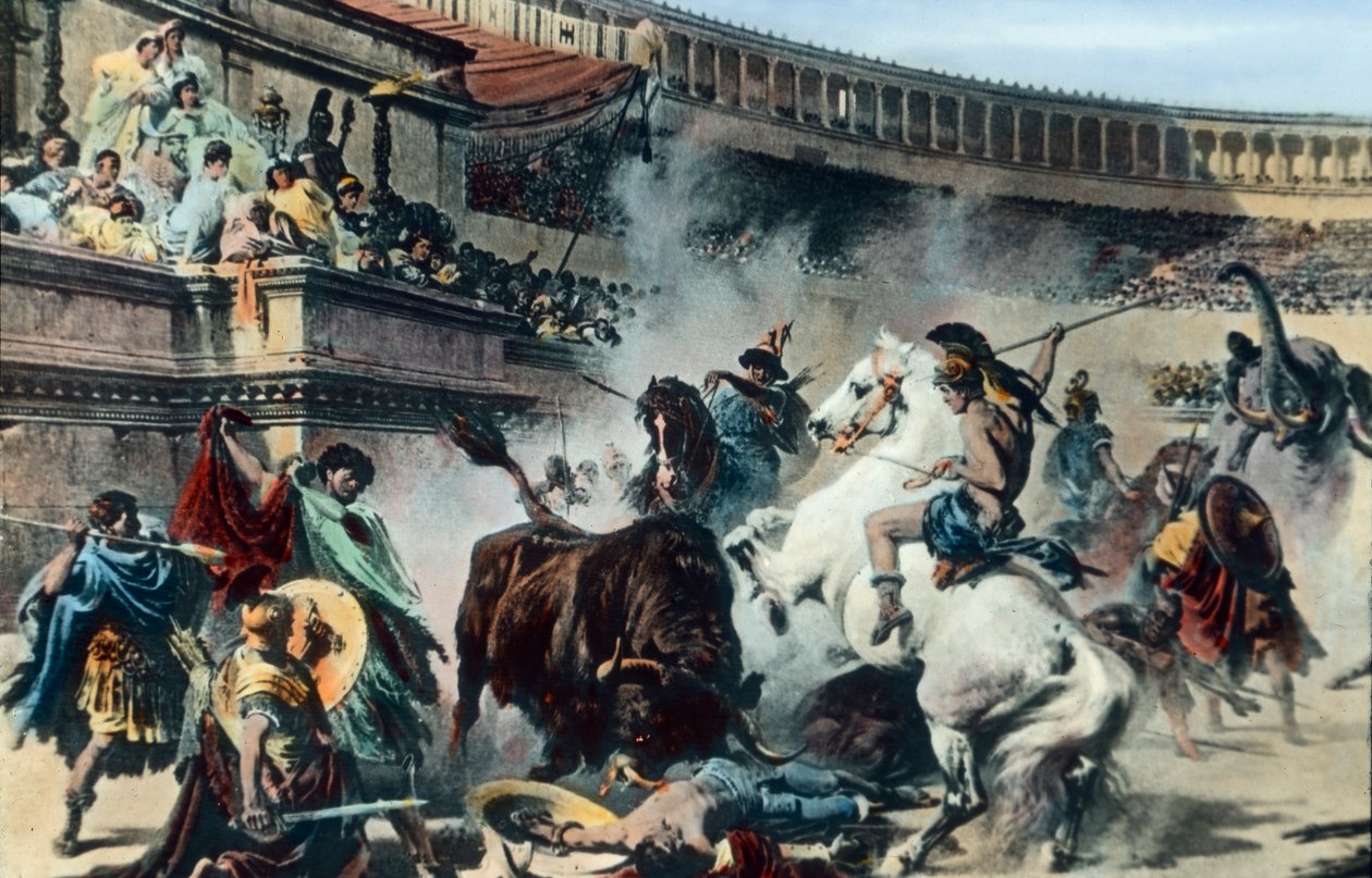 Turnering i Colosseum av Unbekannter Künstler
