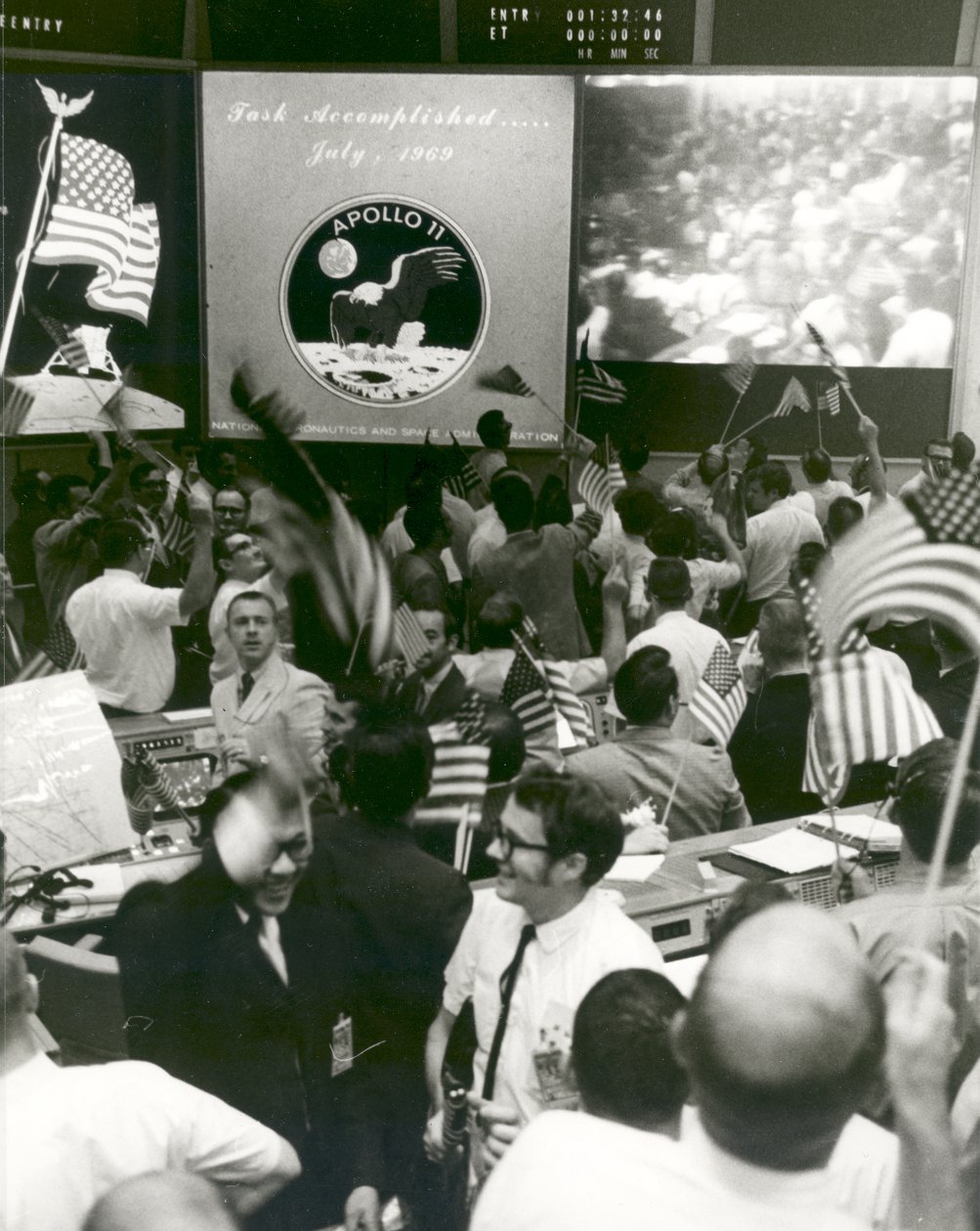 Triumf etter splashdown av Apollo 11 av Unbekannt
