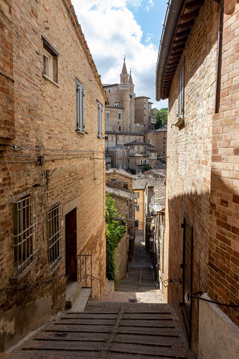 Urbino, sentrum av gamlebyen (bilde) av Alec Hunter