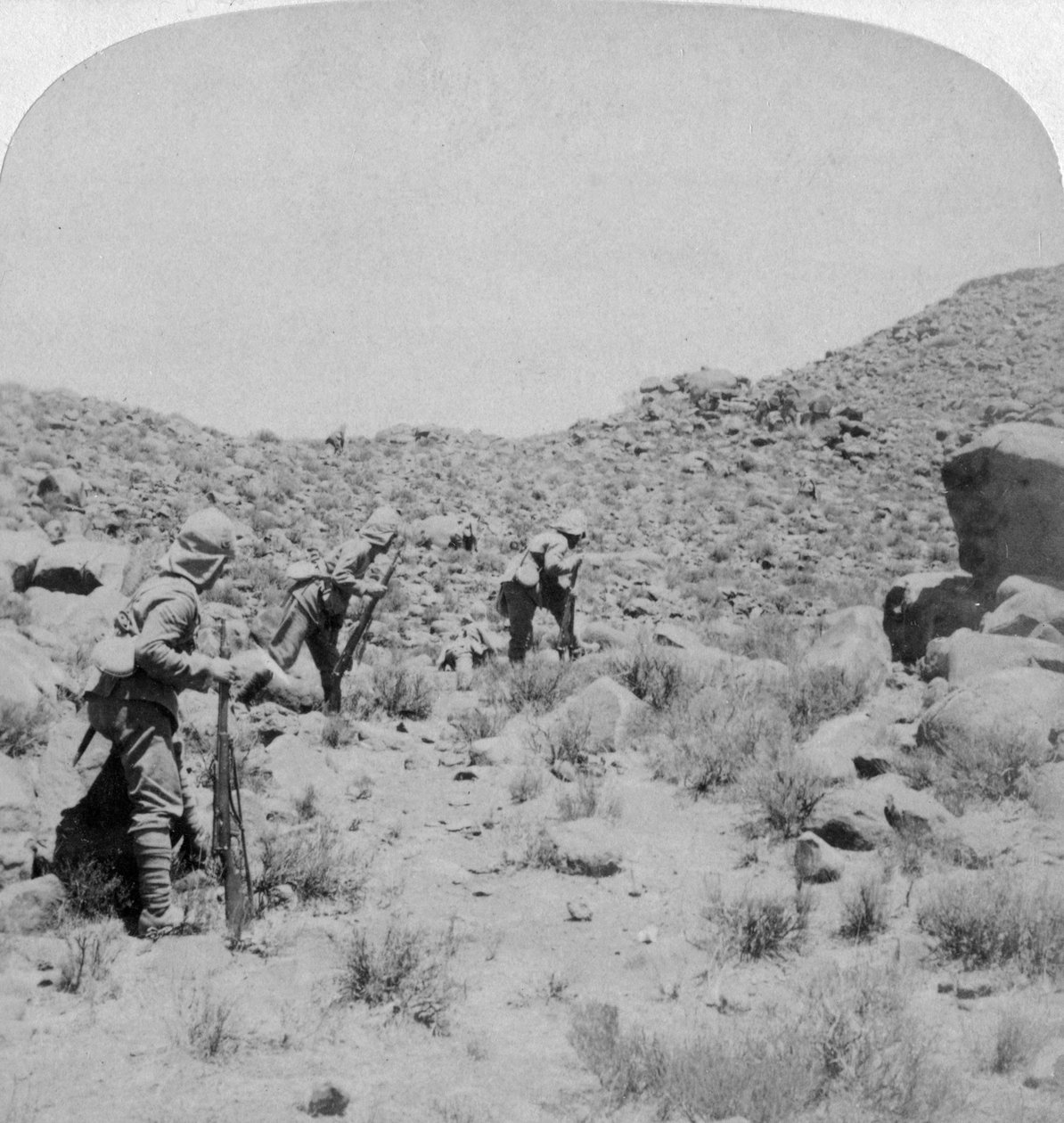 Boerekrigen, Sør-Afrika, 1900. av Underwood and Underwood