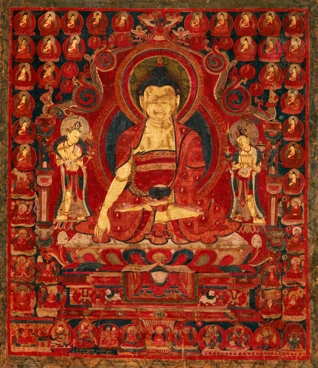 Buddha Shakyamuni som Lord of the Munis. Vest-Tibet (Guge). av Unknown