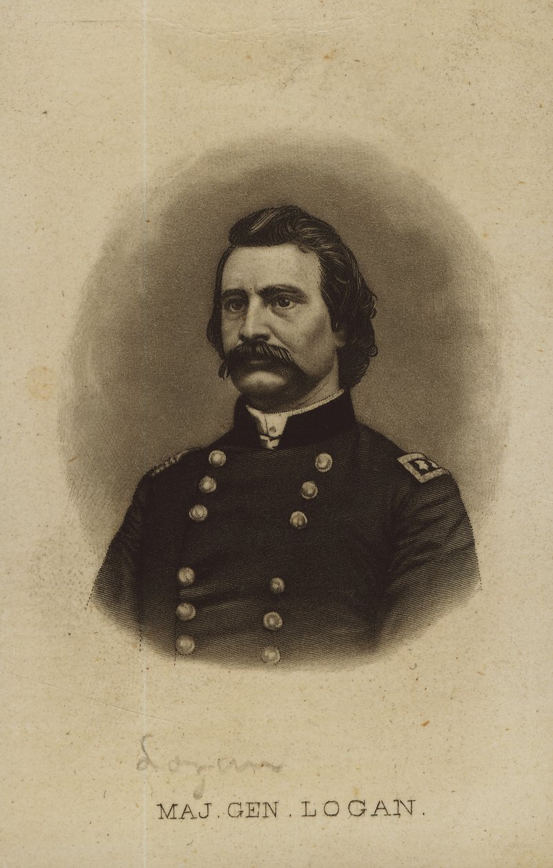 Byste portrett av en mann i uniform. av Unknown