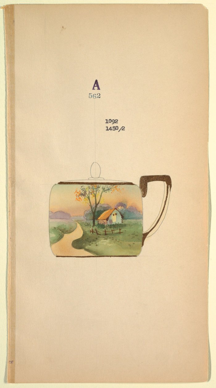 Design for en tekopp av Unknown