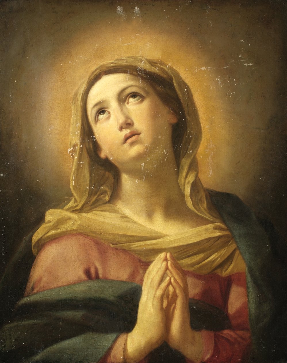 Jomfru Maria ber av Unbekannt Unbekannt