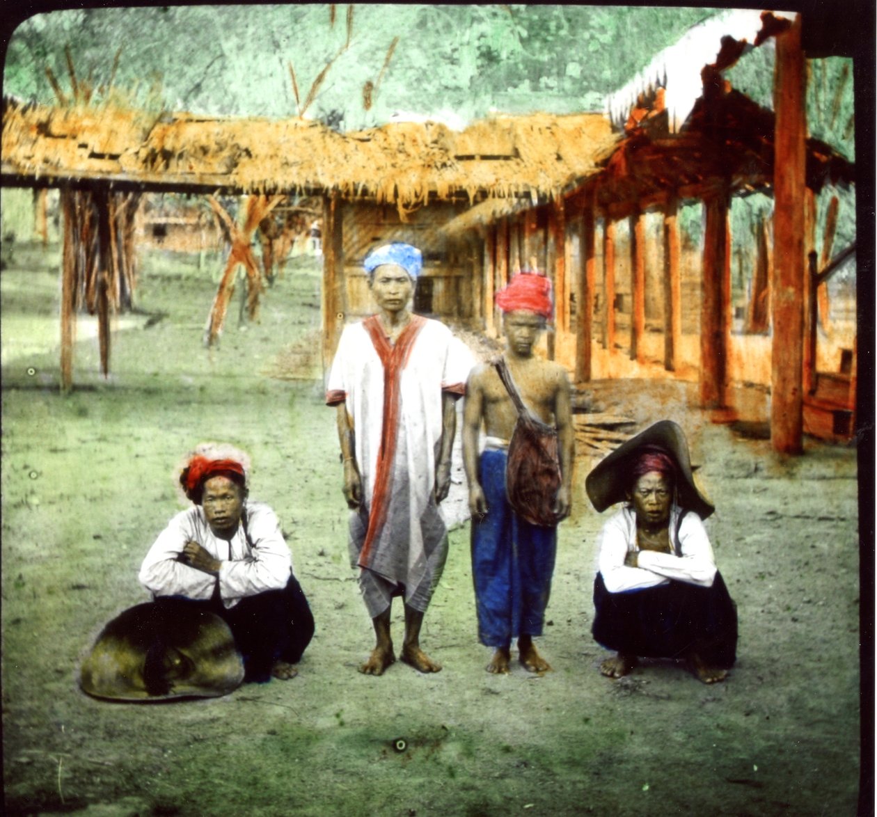 Shan-familien, ca. 1880-tallet av Unknown