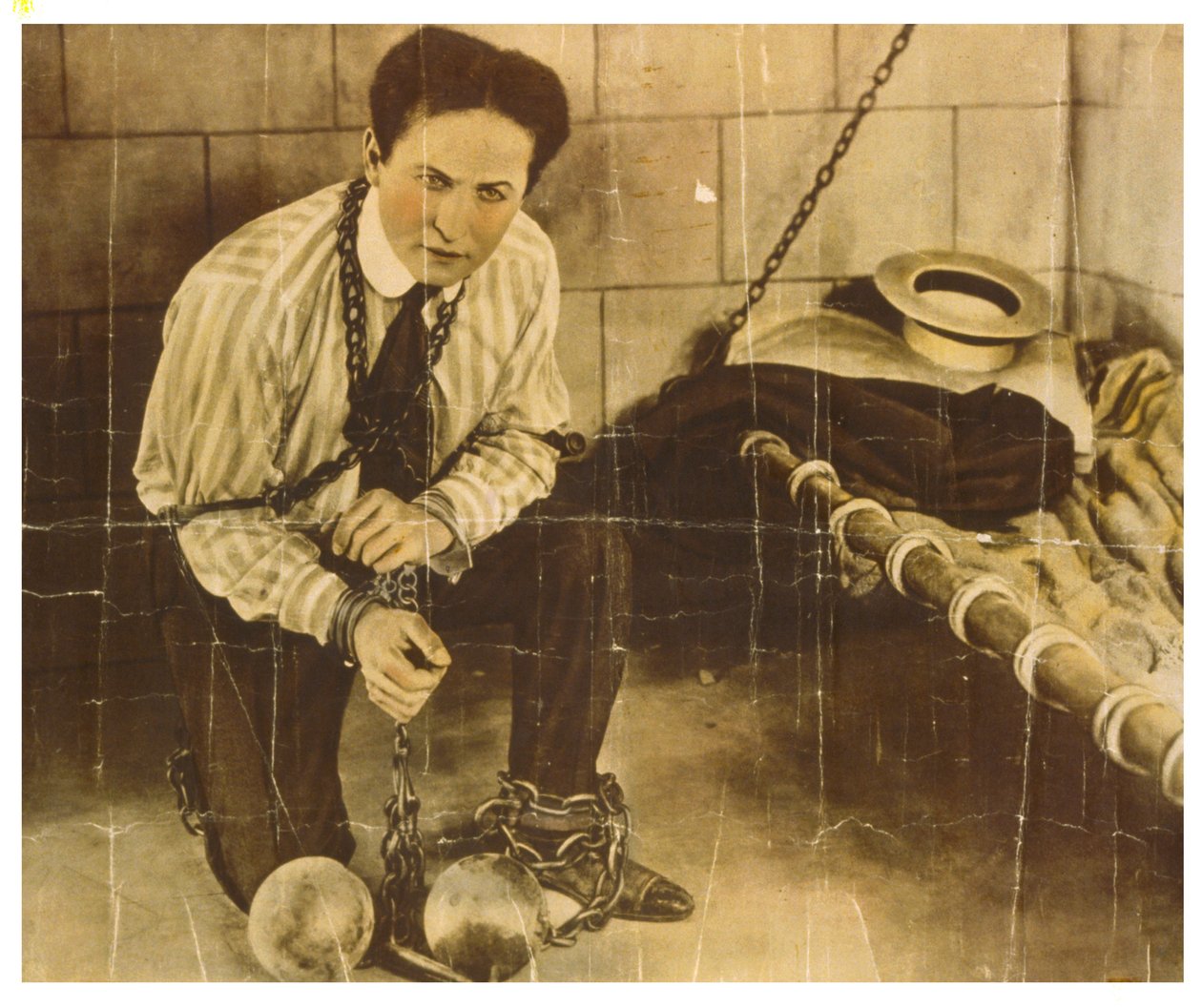 Harry Houdini ca. 1898 (sepia-bilde) av Unknown