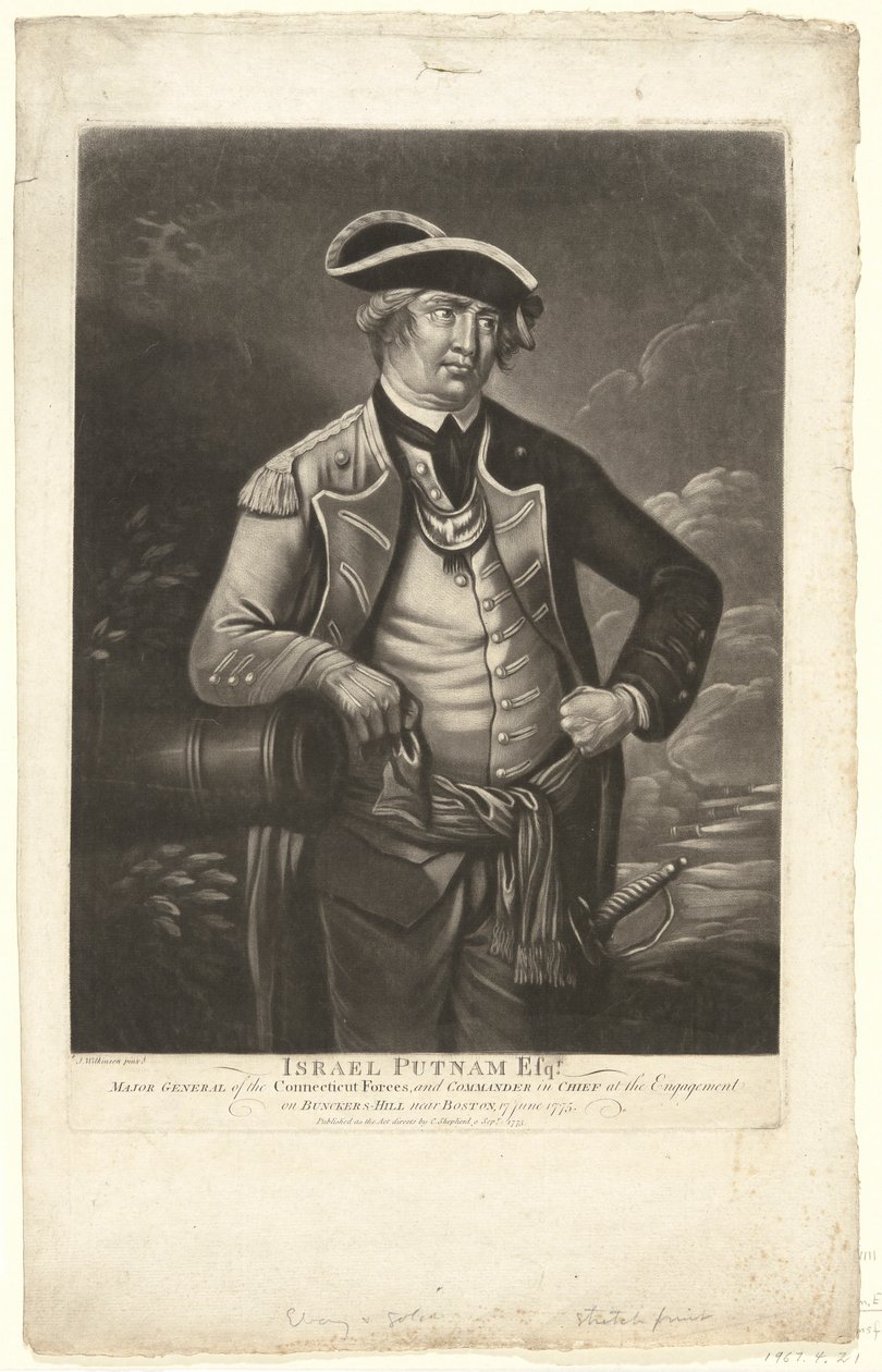 Israel Putnam, Esq. av Unknown