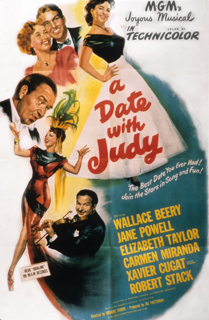 Plakat for A Date with Judy, 1948 av Unknown