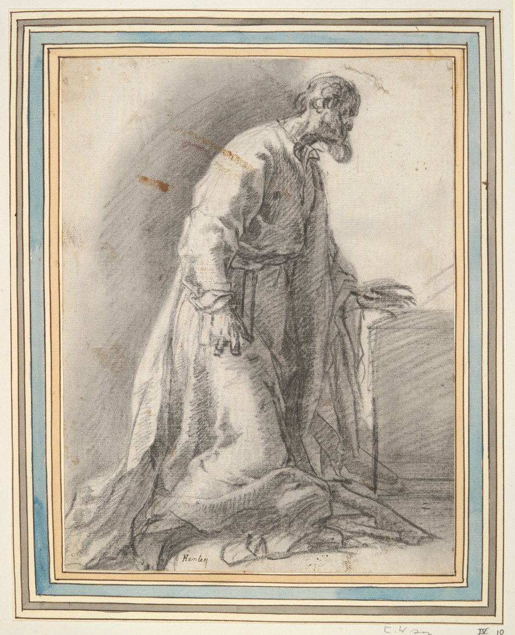 Saintly Figure knelende av Unknown