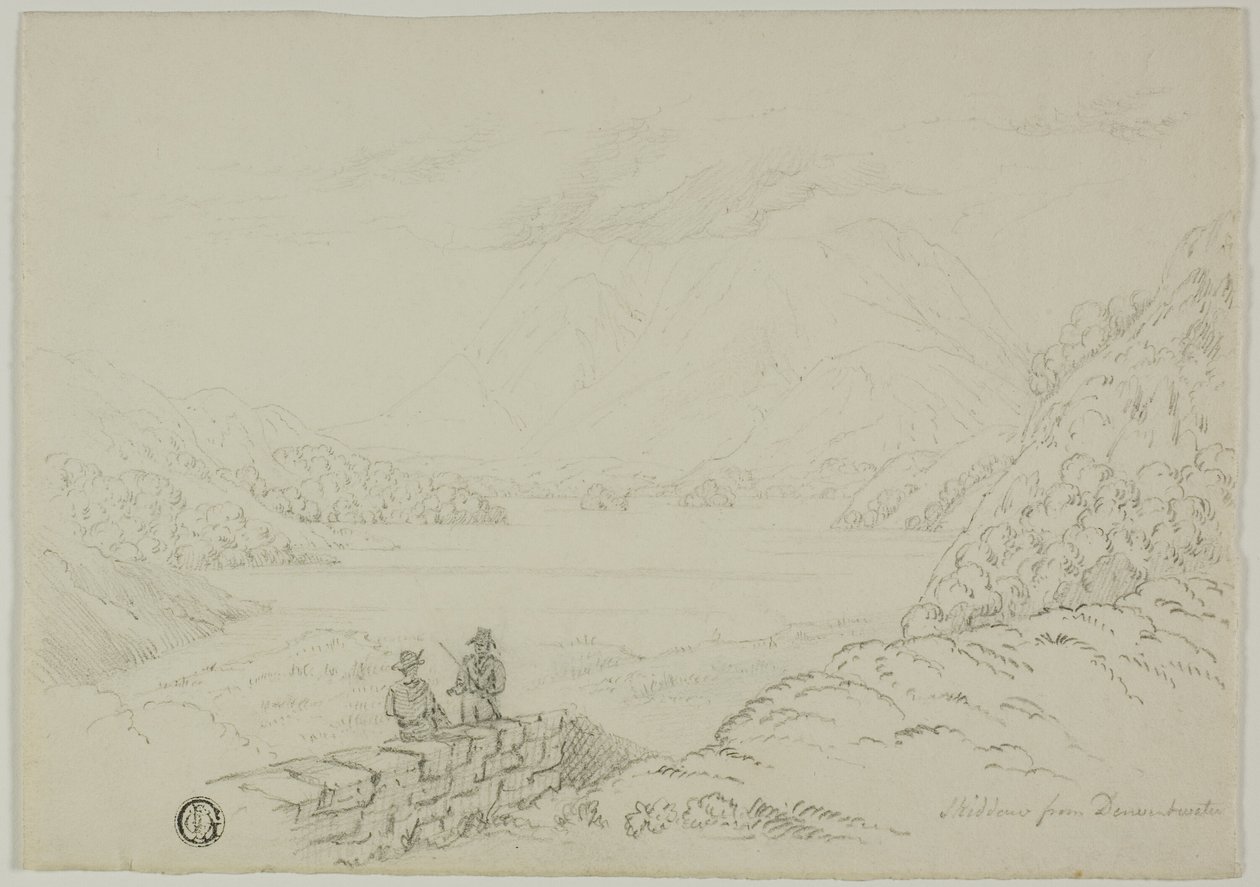Skiddaw fra Derwentwater av Unknown