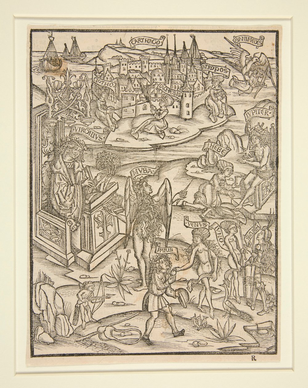 Tresnitt fra Strasbourg Virgil, 1502 av Unknown
