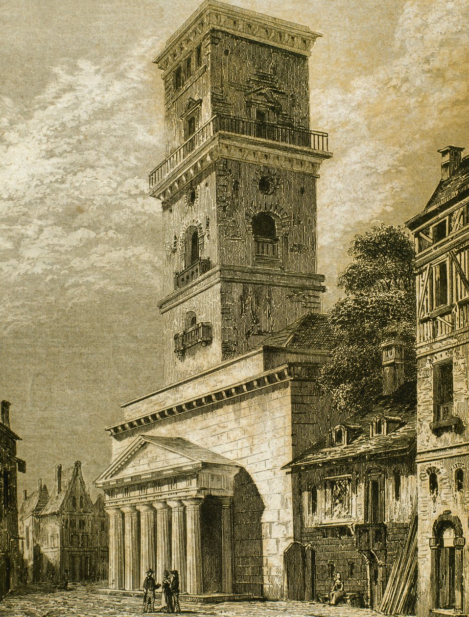 Vår Frues kirke eller katedral av Unknown