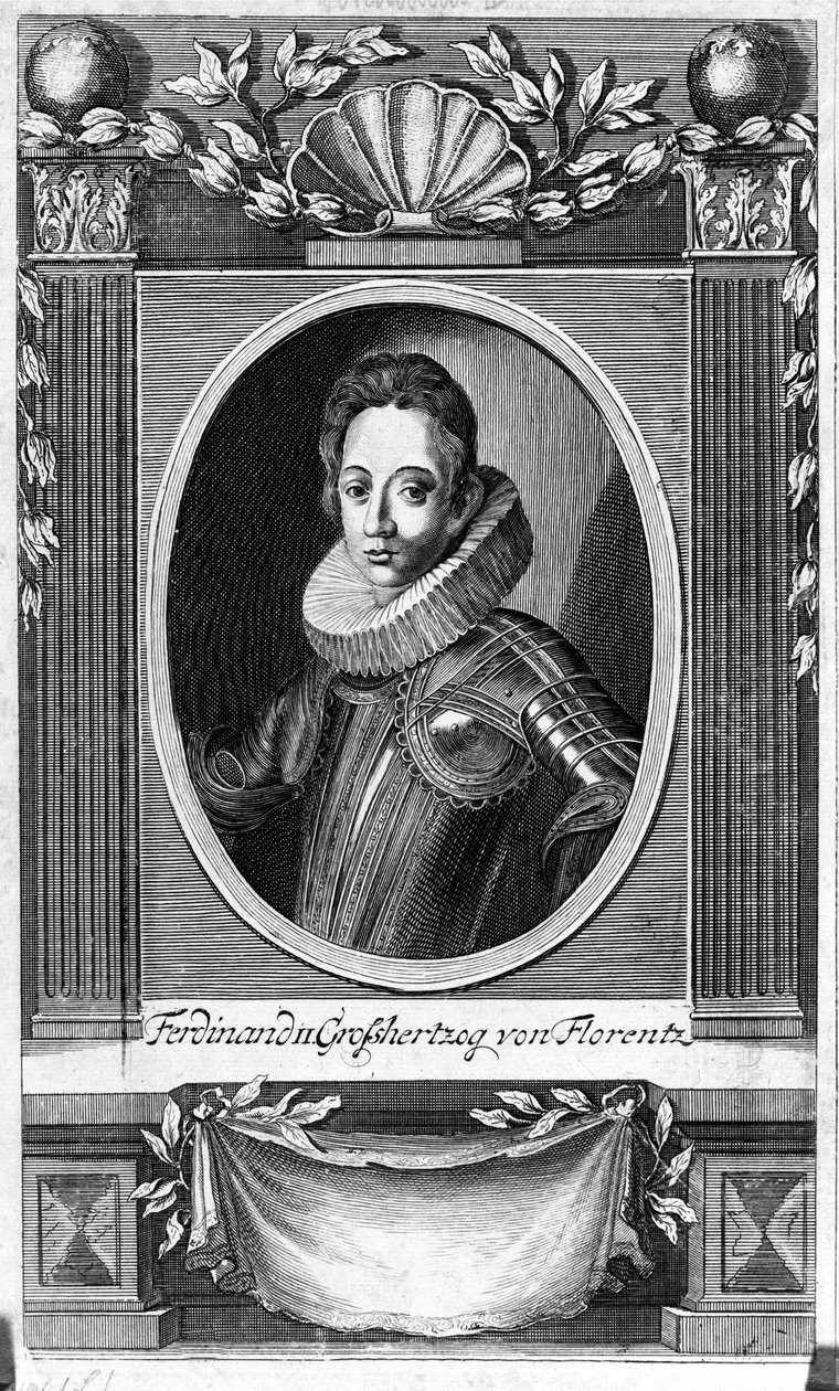 Ferdinand II av Medici (1610 - 1670). av Unknown artist