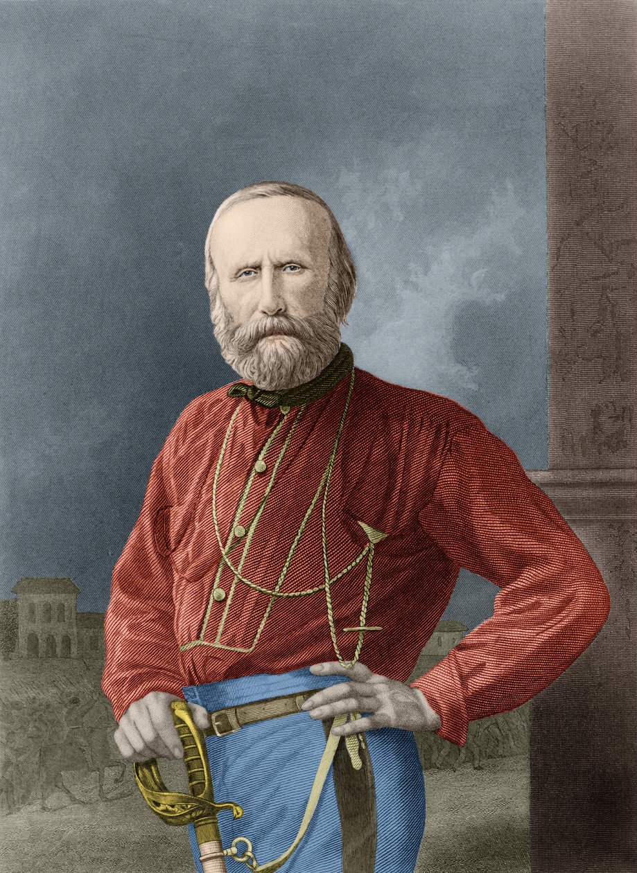 Giuseppe Garibaldi (1807 - 1882) av Unknown artist