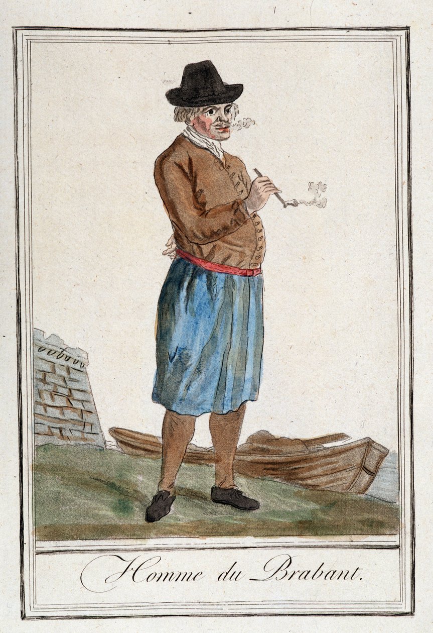 Mann fra Brabant (Belgia). av Unknown artist