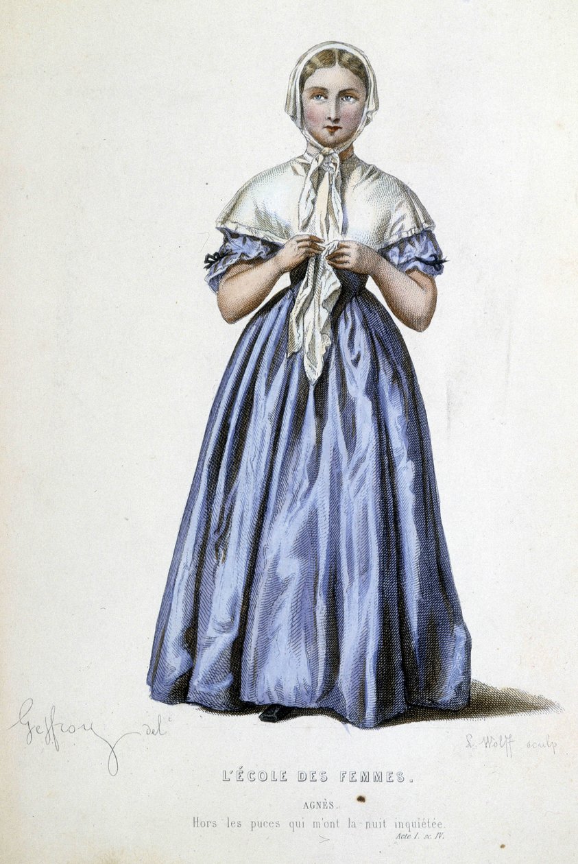 Molière kvinneskole: Agnès av Unknown artist