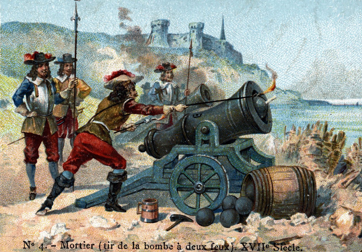 Mørtel på 1700-tallet av Unknown artist