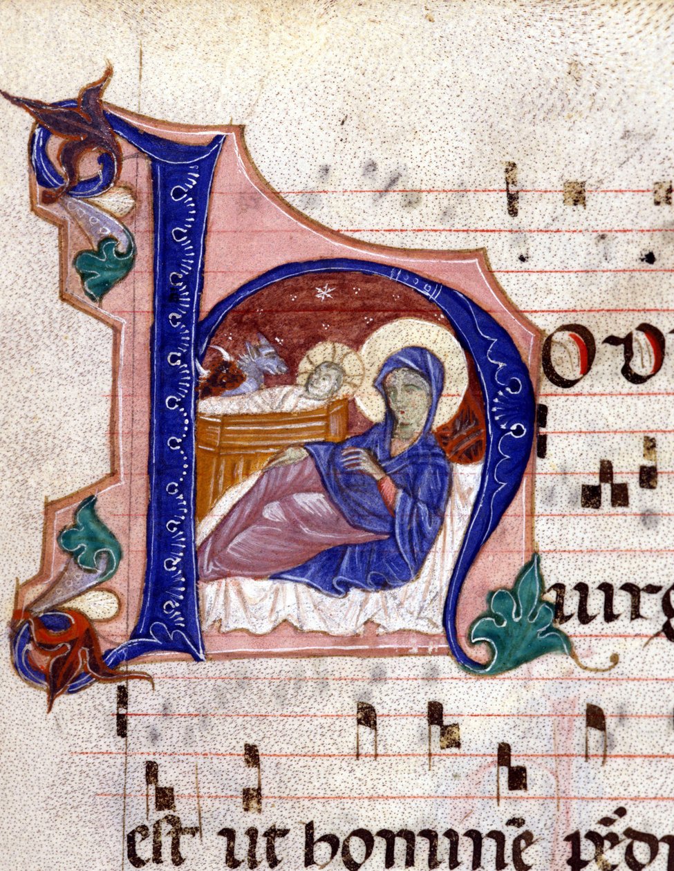 Fødsel. 1300-talls kor. av Unknown artist