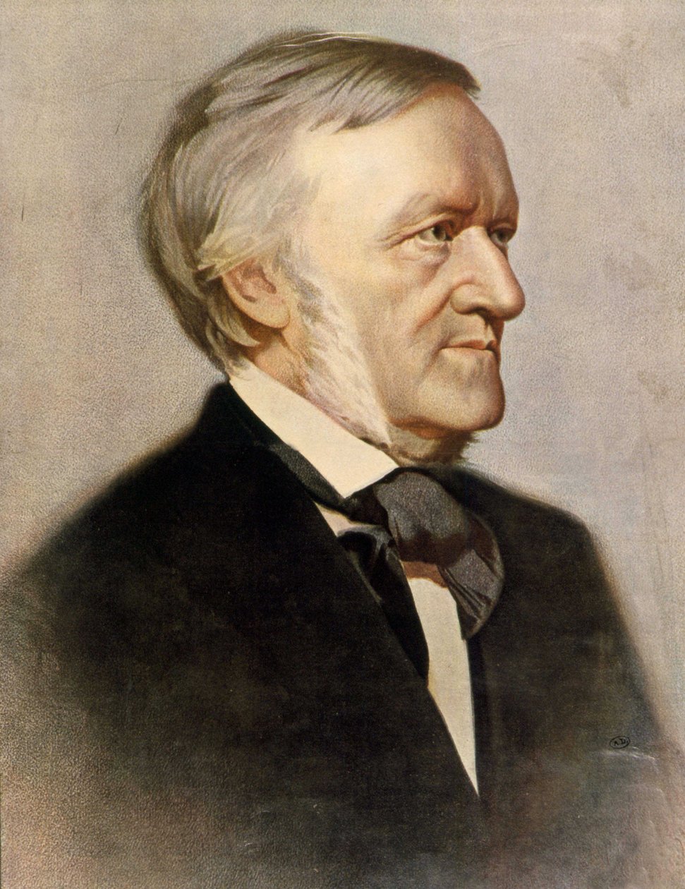 Richard Wagner (1813 - 1883). av Unknown artist