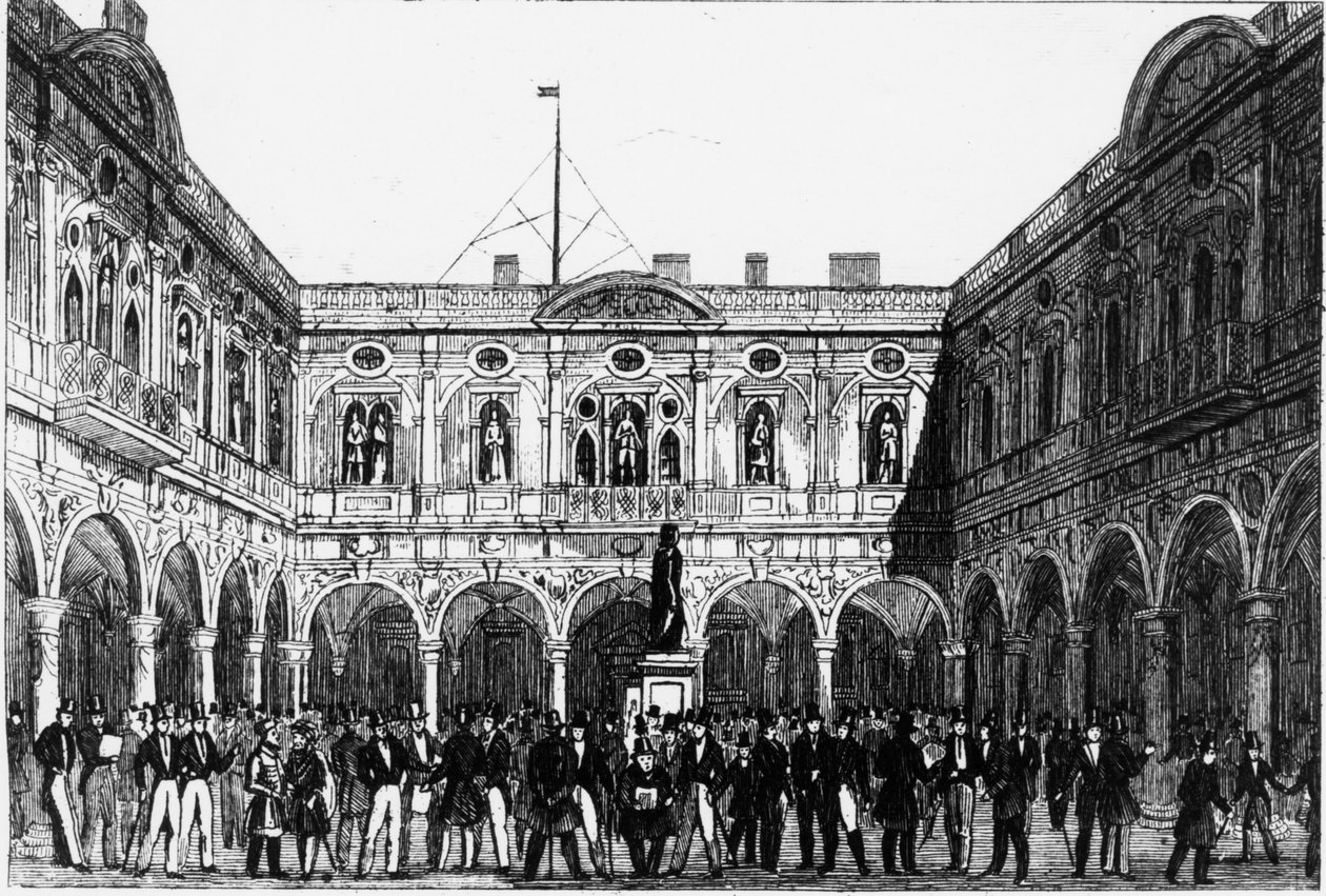 London Stock Exchange i 1821. av Unknown artist